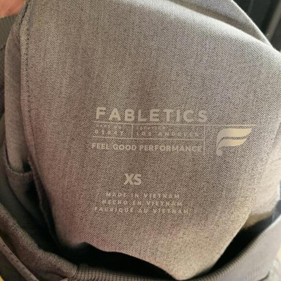 Fabletics Scrub Pants‎ Womens XS Gray High-Rise On-Call Jogger Drawstring EUC - Picture 3 of 12